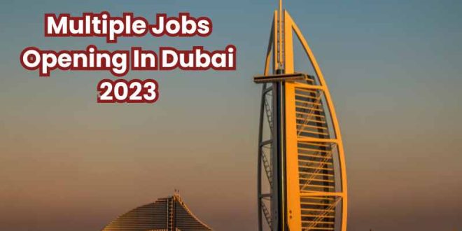 Multiple Jobs Opening In Dubai 2023